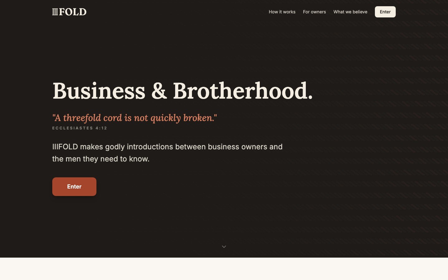 Business and Brotherhood homepage